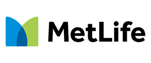 The image displays a logo with the text MET LIFE and the name MET LIFE below it, set against a neutral background.